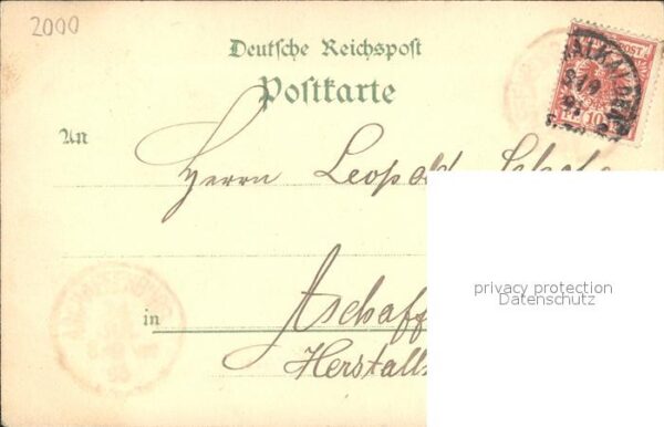 Segelschiffe Hamburg Freihafen Matrose Litho – Bild 2