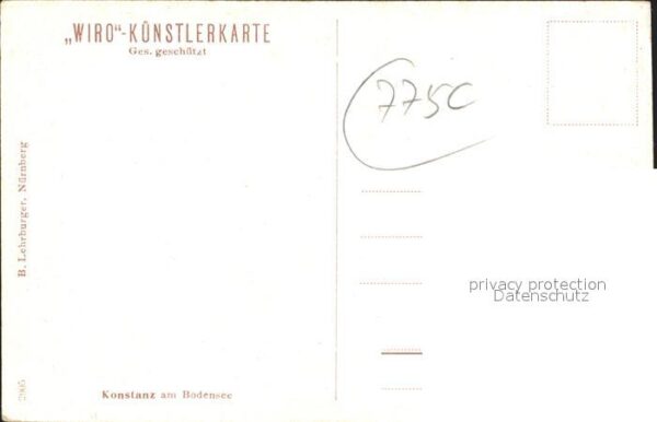 Verlag WIRO Wiedemann Nr. 2905 Konstanz am Bodensee – Bild 2