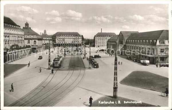 Strassenbahn Karlsruhe Bahnhofplatz