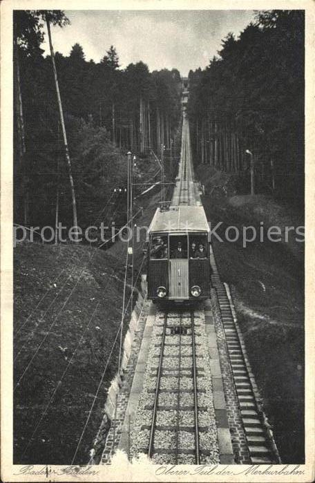 Zahnradbahn Merkurbahn Baden-Baden