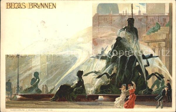 Kley Berlin Neptunbrunnen Begasbrunnen