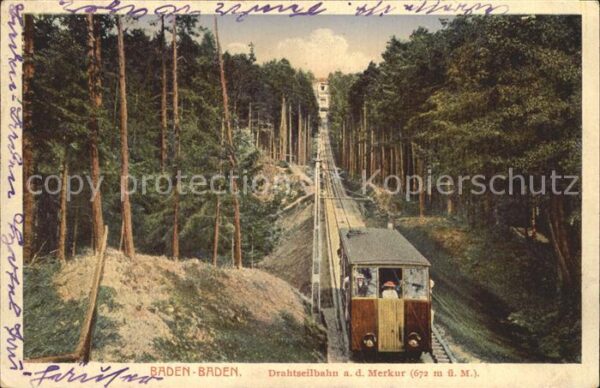 Zahnradbahn Merkur Baden-Baden