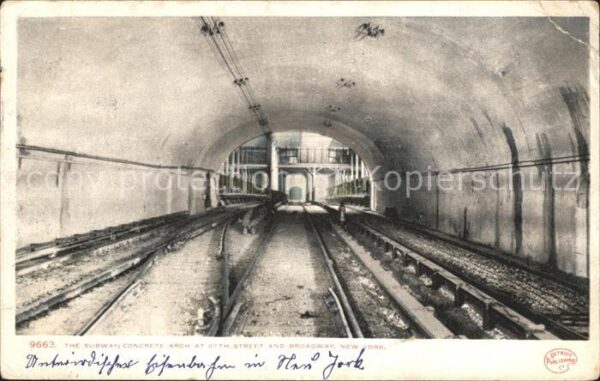 U-Bahn Subway Underground Subway Concrete Arch 117 th. Street Bro