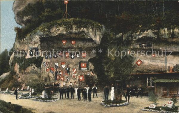 Grenze Douane Zoll Grenzbesetzung Schweiz 1914-1917 Dekora