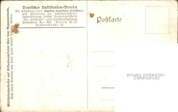 Flugzeuge WK1 Militärdoppeldecker Erkundungsfahrt Arg – Bild 2