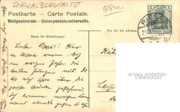Schwalbenkarte Riesa – Bild 2