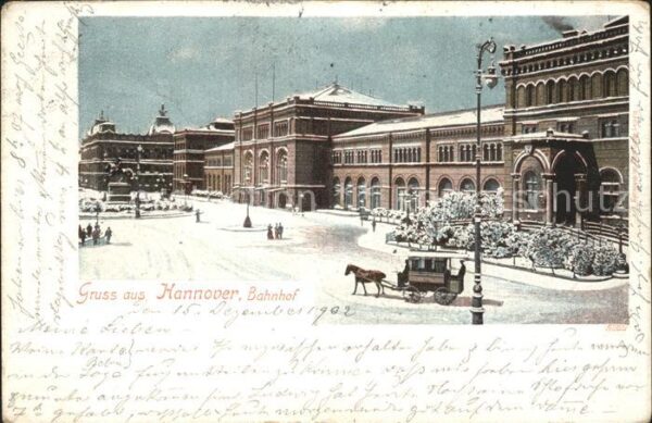 Bahnhof Hannover Pferdebahn