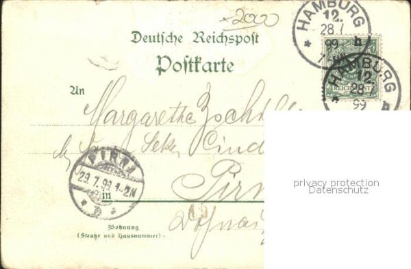 Segelschiffe Segelschiffhafen Hamburg Litho – Bild 2
