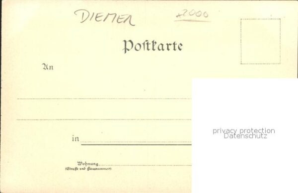 Diemer Zeno Litho Hamburg Nicolaikirche – Bild 2