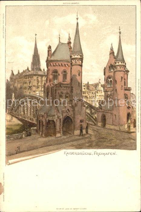 Biese Carl Karl Kaiserbrücke Freihafen Hamburg