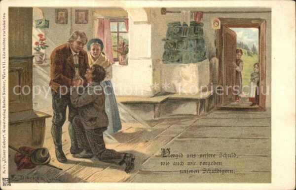 Doecker E. Gebet Vergebung Litho