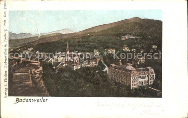 Goldfensterkarte Nr. 2269 Badenweiler