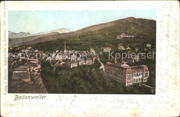 Goldfensterkarte Nr. 2269 Badenweiler
