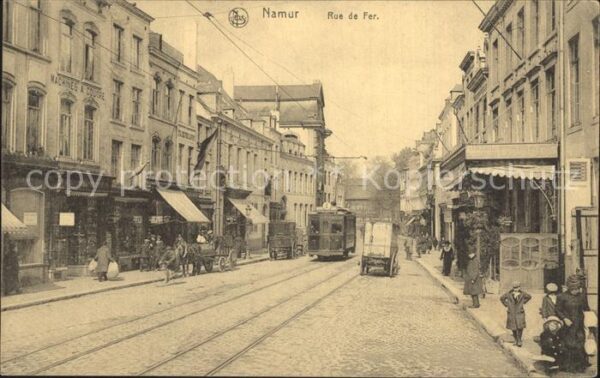 Strassenbahn Namur Rue de Fer