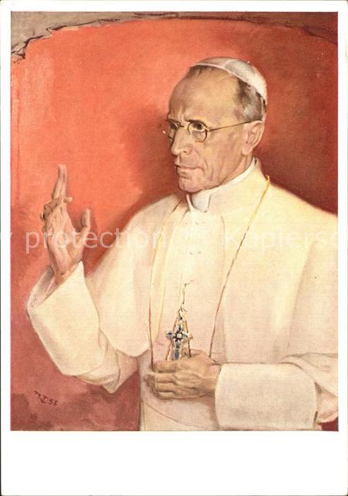 Papst Pius XII Ölgemälde Bernd Terhorst