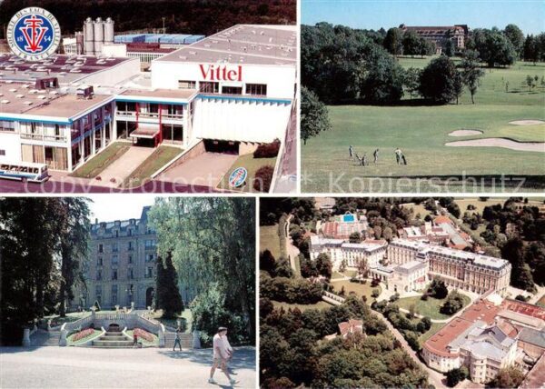 Vittel 88 Teilansichten Schloss Fliegeraufnahme