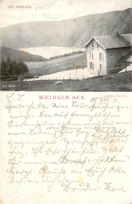 Vogesen Vosges Region Weisser See