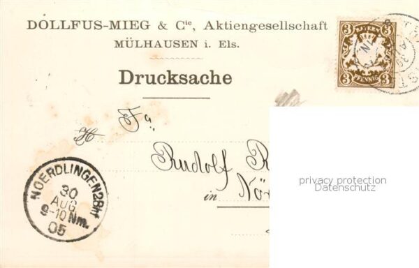 Muelhausen Elsass Dollfus Mieg Aktiengesellschaft Infopos – Bild 2