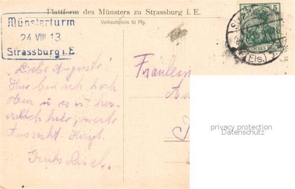 Strassburg  Strasbourg 67 Bas-Rhin Schlossgasse Münster – Bild 2