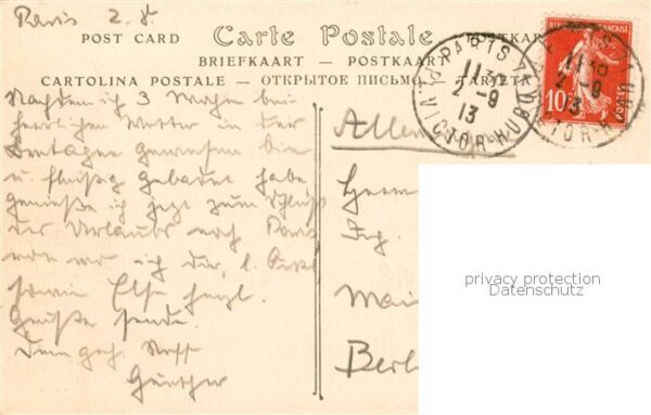 Paris 75 Le Dirigeable militaire Republique apre – Bild 2