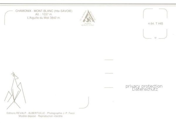 Chamonix 74 Haute-Savoie L’Aiguille du Midi Mt Blanc Le telepher – Bild 2