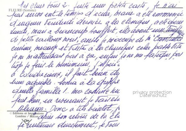 Fleury 80 Somme Eglise Vue partielle – Bild 2