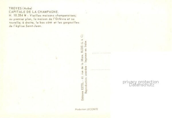 Troyes 10 Capitale de la Champagne Vieilles maiso – Bild 2