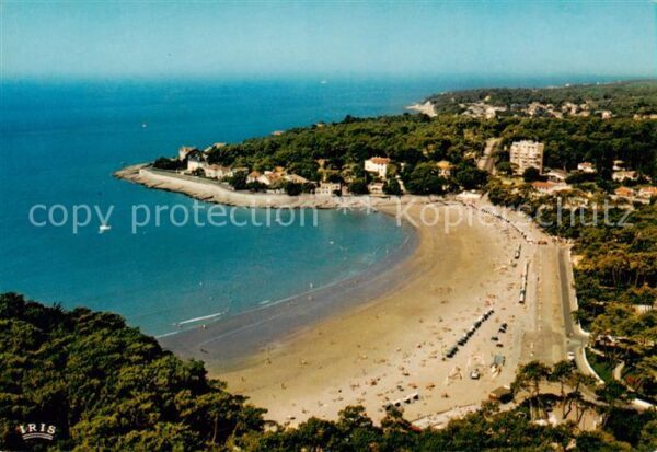 Nauzan 17 Charente-Maritime La plage vue du ciel