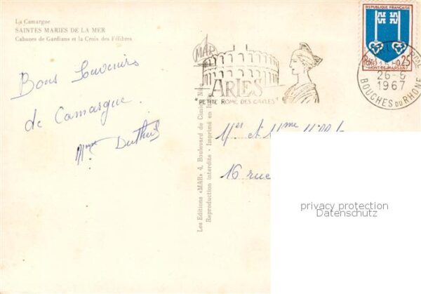 Saintes-Maries-de-la-Mer Cabanes de Gardians et la Croix des Fél – Bild 2
