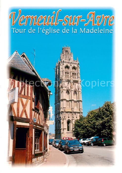 Verneuil -sur-Avre 27 Eure La tour de la Madeleine style flamboyan