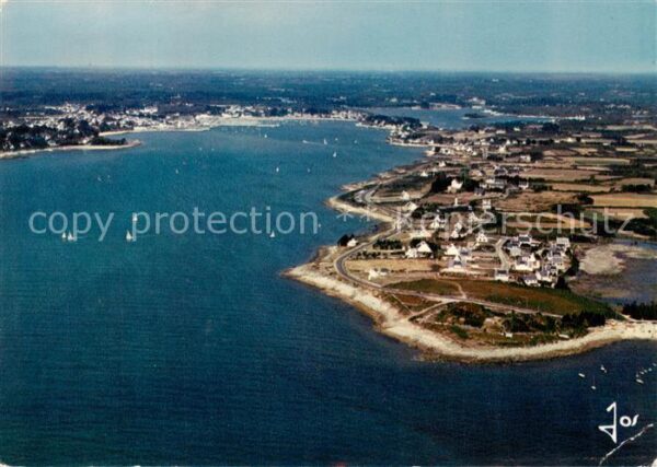 Saint-Philibert Morbihan La Trinite sur Mer La route de corniche