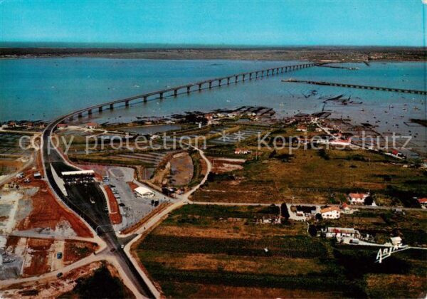 St-Denis-d Oleron Le Viaduc d’Oleron Vue aerienne