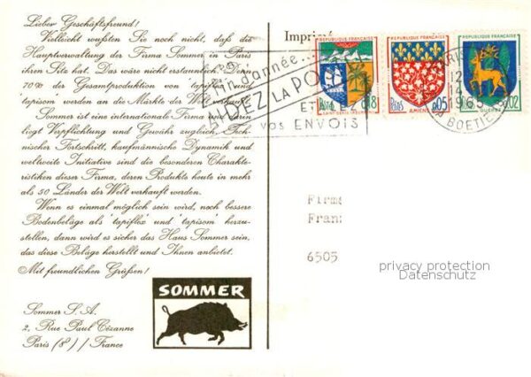 Paris 75 Sommer SA Tapiflex – Bild 2