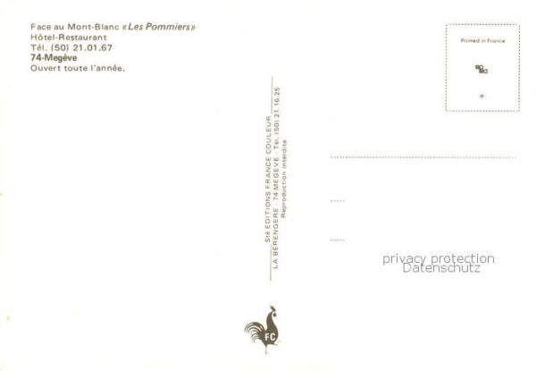Megeve 74 Haute-Savoie Hôtel Restaurant – Bild 2