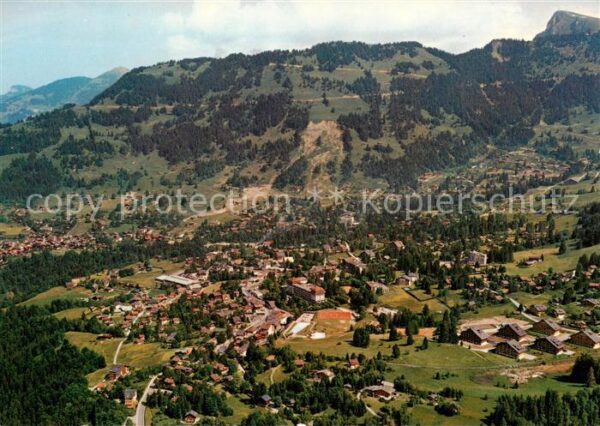 Villars  Chesieres VD et le Chamossaire Alpes Vaudoises vue a