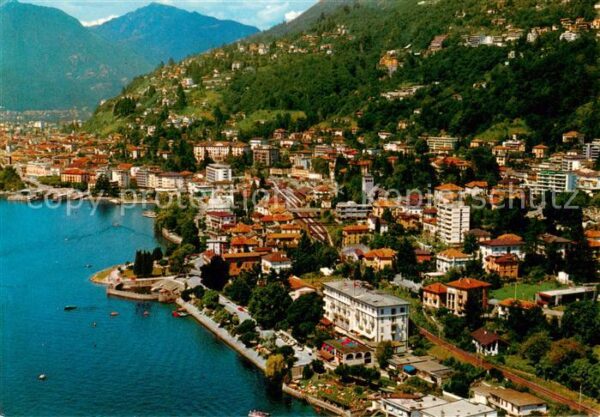 Muralto Locarno Lago Maggiore TI Fliegeraufnahme