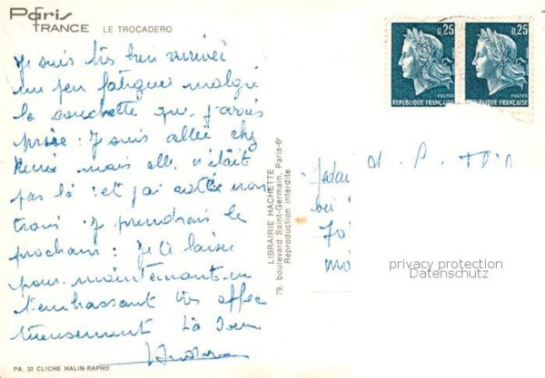 Paris 75 Le Trocadero vue aérienne – Bild 2