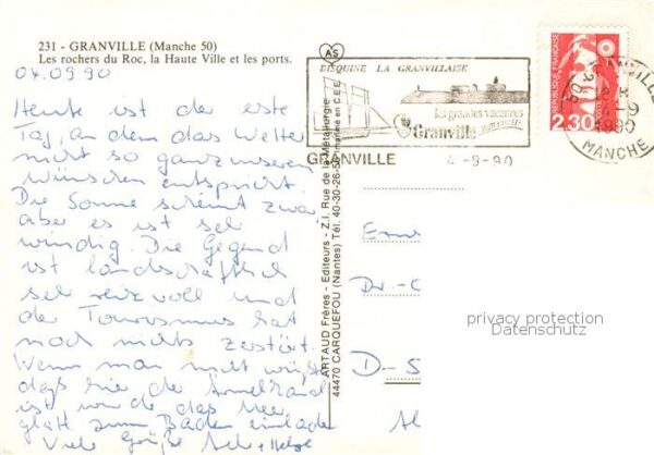 Granville 50 Manche Rochers du Roc la Haute Ville et les po – Bild 2