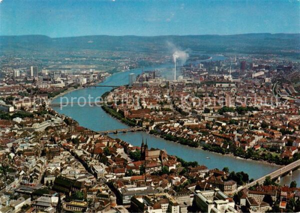 Basel BS Stadtpanorama