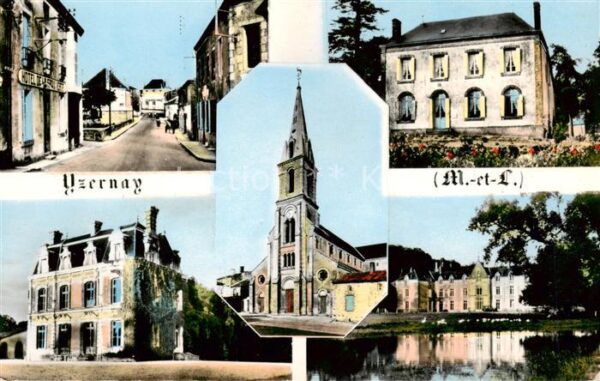Yzernay 49 Maine-et-Loire Vue d’ensemble Eglise