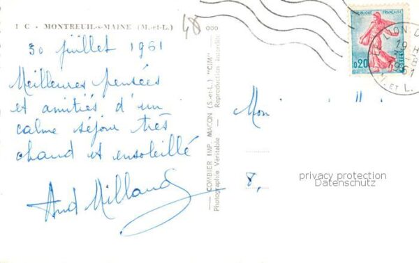 Montreuil-sur-Maine Vue d’ensemble Eglise – Bild 2