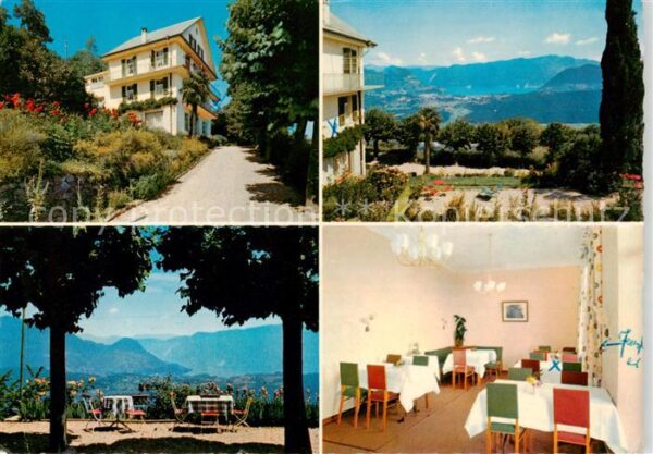 Cademario TI Kurhaus Belsito Terrasse Gaststube Pano