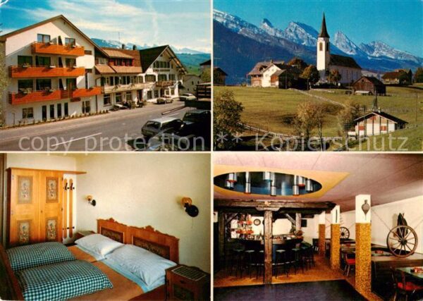 Wildhaus  SG Hotel Alpenblick Kirche Zimmer Gastraum