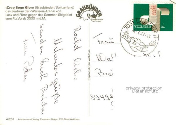 Crap Sogn Gion Weisse Arena Restaurant Seilbahn – Bild 2