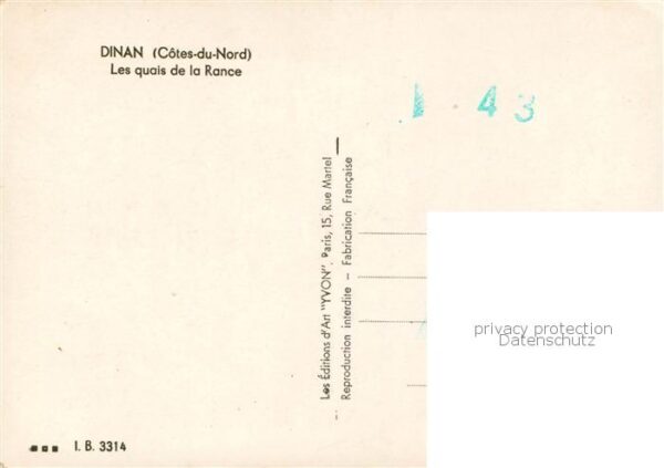 Dinan 22 Cotes-d Armor Les quais de la Rance – Bild 2