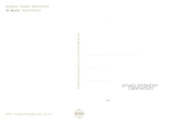 St Moritz GR Hotel Palace – Bild 2