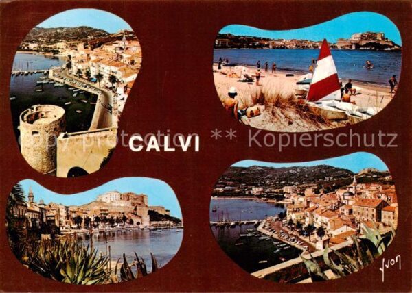 Calvi 2B Haute-Corse Le Quai de Plaisance et la Tour du sel