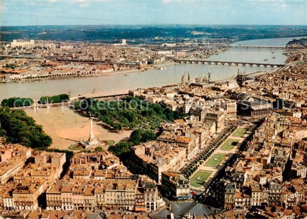 Bordeaux 33 Vue generale aerienne On apercoit les A