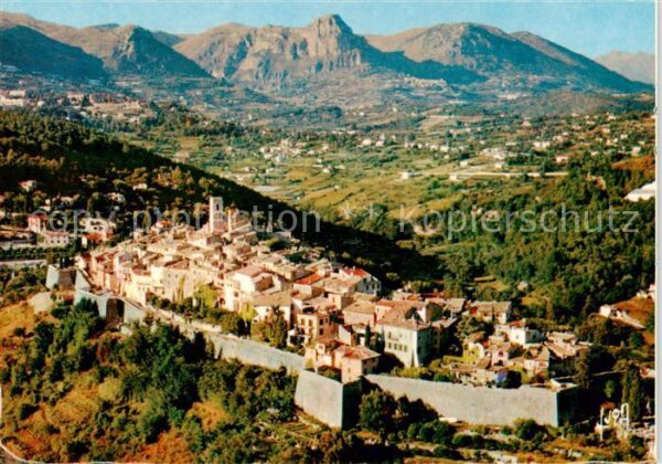 Saint-Paul-de-Vence 06 Alpes-Maritimes Vue generale aerienne Le Baou de Saint