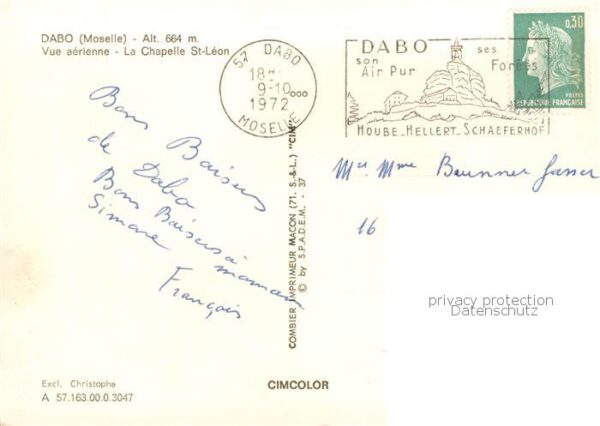 Dabo Dagsburg 57 Moselle Vue aerienne La Chapelle St Leon – Bild 2